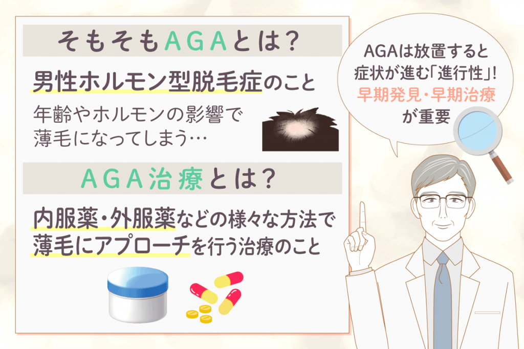 AGAとは男性ホルモン型脱毛症のこと